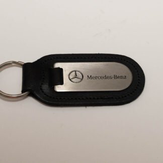 Vintage Mercedes-Benz Car Keyring Keychain Collectable Leather